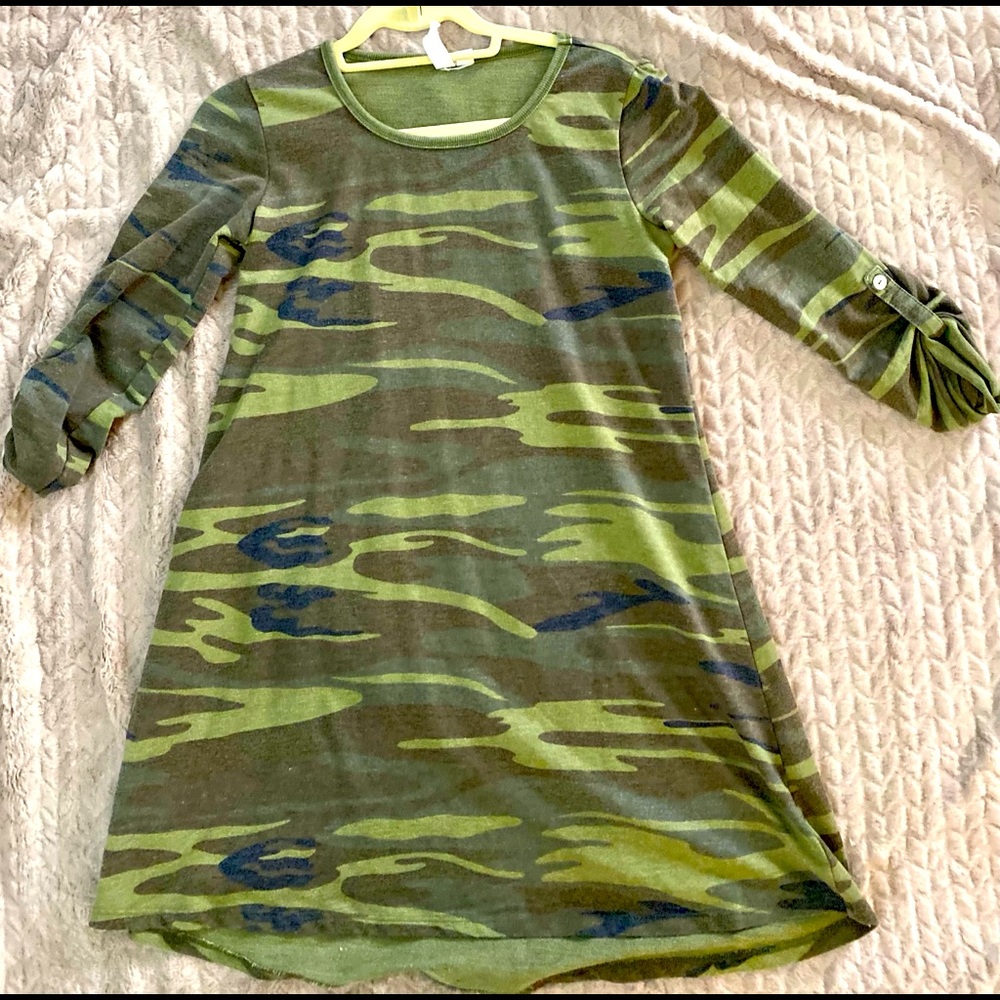 T-shirt dress, long sleeve